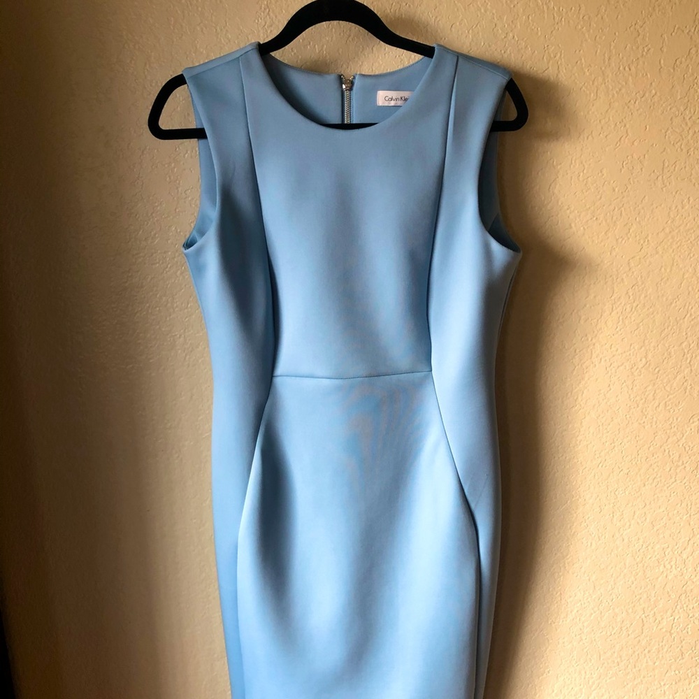Sky blue Calvin Klein dress